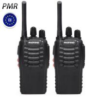 J46วิทยุสื่อสารสองทาง Baofeng BF-88E 446 0.5 W UHF 446 Mhz 16 CH แฮมมือถือ2ชิ้นสำหรับผู้ใช้ในยุโรป