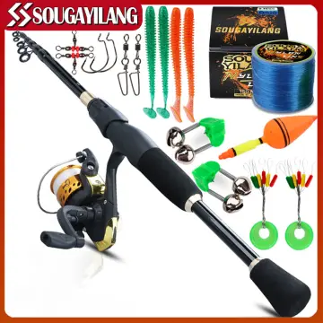 Sougayilang Fishing Rod and Reel Combo Set 2.1m Carbon Fiber