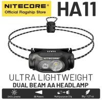 พร้อมส่ง NITECORE HA11ไฟหน้า240 Lumens 36G สำหรับ Night Running ตกปลาเดินป่าแผนที่ Trip อัลคาไลน์ AA แบตเตอรี่