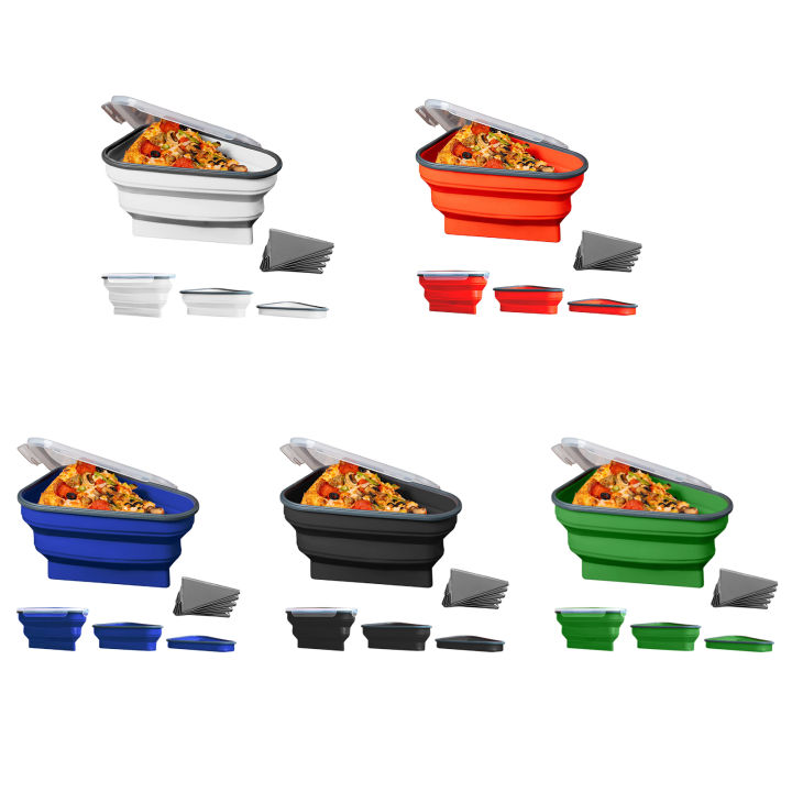 PIZZA PACK The Perfect Reusable Pizza Storage Container with 5