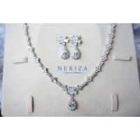 Neriza Jewelry/ เครื่องประดับเจ้าสาวเพชรสังเคราะห์ประกายเทียบเท่าเพชรแท้ จัดส่งฟรีพร้อมกล่อง NSW037