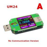 2Hz Ruideng Um24/Um24c ที่มี Usb บลูทูธ2.0หน้าจอสีLCD มิเตอร์วัดกระแสตัวทดสอบแรงดัน4.50-24.00V มัลติมิเตอร์