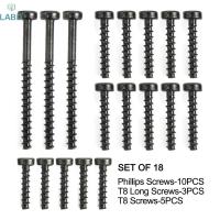 ⭐ลูกปัด Lalangbeads⭐18ชิ้นสกรู910703-01สำหรับ Dyson ความเร็วเหนือเสียง V6/V7/V8/V10/V11/V15/V12มาใหม่ล่าสุด