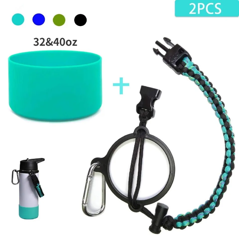 12&24oz, 32&40oz Boot Water Bottle Paracord Handle for Aquaflask for hydro  flask Hydroflask Tumbler Strap Holder Aquaflask for hydro flask Accessories