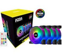 AZZA 4 X HURRICANE II DIGITAL RGB FAN 120mm + Digital RF Remote ( Optional)สินค้ารับประกัน 1ปี