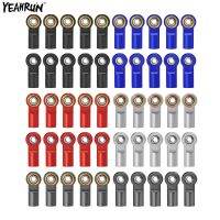 [HOT 2023] YEAHRUN 1/10/20Pcs M4บอลโลหะข้อต่อหัวดึงสายรัดคันเบ็ด Rod End CW ด้ายข้อต่อลูกสำหรับ1/10 Axial SCX10 90046 D90รถ RC