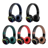 หูฟังครอบหู Wireless Headset รุ่น Y01 หูฟังไร้สาย HiFi Stereo หูฟัง คุณภาพเสียงสูง เบสแน่น Rainbow Light ใส่สบายหู