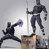 Revoltech Yamaguchi รูป King Of Wakanda Action Figures ของเล่นตุ๊กตาวันเกิดของขวัญ