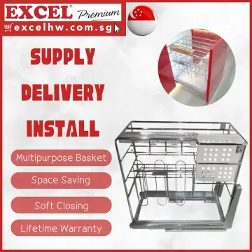 EXCEL - 180 Deg Turnable Corner Basket — Excel Hardware
