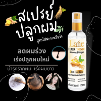 Lane สเปรย์โสมขาวปลูกผม ลดผมร่วง ลดอาการคัน ลดหงอก ลดเชื้อรา 14 วันหยุดร่วง 120 ml