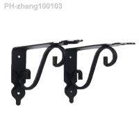 Hot sale 2pcs/lot European-style Iron Triangle Bracket Wall Right Angle Bracket Fixed Load Bearing Frame with Black / White