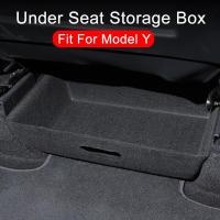 for Tesla Model Y Under Seat Storage Box Car Garbage Bin Organizer Case Drawer Holder for Tesla Model Y Accessories 2021/2022