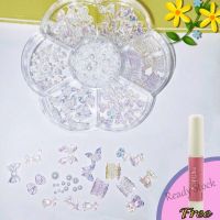 【hot sale】 ►㍿▤ B50 Mixed Style Nail Art Decoration Charms Flowers Butterfly Bear Nails Accessories Equipment Nail Supplies For Professional