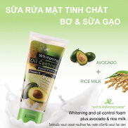 Sữa rửa mặt tinh chất Bơ Sữa Gạo Thái Lan chiết xuất từ thiên nhiên giàu