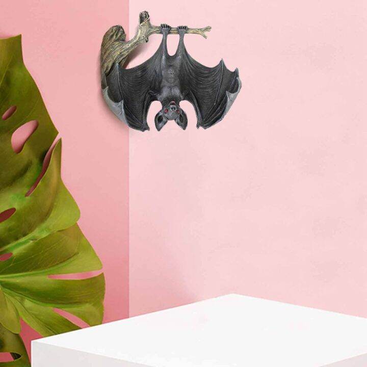 garden-statue-bat-tree-decorations-upside-down-bat-wall-tree-decor-resin-tree-ornaments-bat-outdoor-home-decor-pendant