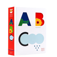 Little hand touch all know ABC touch paperboard book touchthinklearn ABC childrens letters and words cognitive art early education enlightenment paperboard Book Art Master Xavier deneux