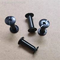 10-20pcs/lot black chicago screw M5x4/6/8/10/12/15/20/25/30 Account Books ScrewBooks Butt Screw Photo album screw