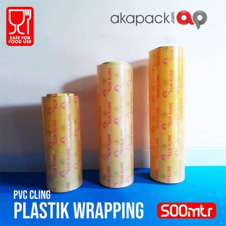Plastik Wrapping 25cm x 500m PVC Cling Wrap KLIN KLING Food Grade