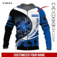 （ALL IN STOCK XZX）  Customize Name EMS 3D Hoodie Unisex 3D Shirts All Over Printed Sportwear Hoodie, T Shirt, Zip Up Hoodie, Sweatshirt for Men Women Adult Full Size S-5XL HD1086 Multicolor 02  (Free customized name logo for private chat, can be changed w