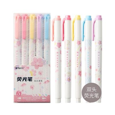 art supplies for artist sakura rain double head highlighters set pastel colors copic markers pen hand account pen for students
