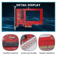 U.2 (SFF-8639) Adapter,U.2 to PCIe NVMe SSD Adapter Card