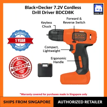 BLACK + DECKER BDCD8K 7.2V Lithium Ion Cordless Drill Driver Use