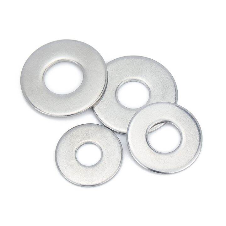 haotao-hardware-เครื่องซักผ้าขนาดใหญ่ปะเก็นแบนราบแบบกว้างขนาดใหญ่304สแตนเลส-m8-m6