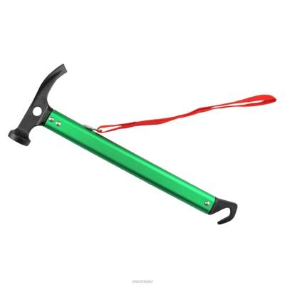 Camping Tent Peg Nail Stakes Extractor Puller Ground Lifter Remover Hammer Aluminum Alloy Outdoor Climbing Hammer 21 wholesales