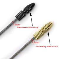 【YF】♕▤✥  Grade MTB Brake Cable Tips Crimps Bicycles Shift End Caps Core Inner Wire Sleeves