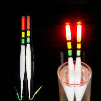 YUETING 1xfishing Luminous ลอยแบตเตอรี่ดำเนินการ LED ลอยน้ำมืดตกปลากลางคืน