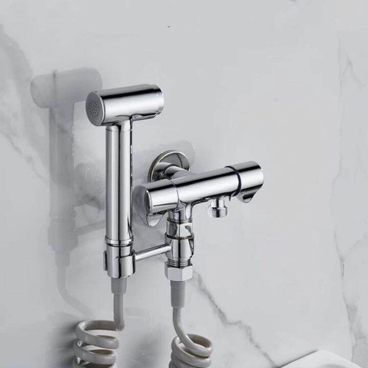 washing-clean-toilet-seat-sprayer-head-faucet-shower-bidet-kit-brass-black-silver-tap-washer-cold-water-connecting-toilet-pipe