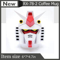 สร้างสรรค์เขื่อน RX-78-2หัวพลาสติก + ถ้วยแก้วสเตนเลสถ้วยแก้วกาแฟถ้วยน้ำสำนักงาน350มล.