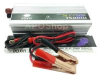 DOXIN Inverter อุปกรณ์แปลงไฟฟ้า DC 12V เป็น AC 220V กำลัง 1,500 วัตต์ สามารถใช้กับสาย USB ได้ แปลงไฟ รถยนต์ เป็น ไฟบ้าน ใช้ต่อกับแบตรถ หรือ เสียบกับที่จุดบุรีได้ เครื่องใช้ไฟฟ้า โน๊ตบุ๊ค