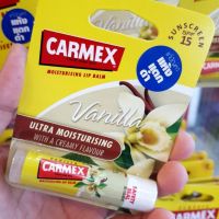 ลิปมัน,ลิปบาล์มCarmex Lip Balm กลิ่นวนิลา (แบบแท่ง)/ของแท้ มีอย. EXP.30/6/2025