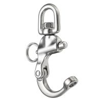 Stainless Steel Swivel Shackle Quick Release Boat Anchor Chain Eye Shackle Swivel Snap Hook for Marine Architectural