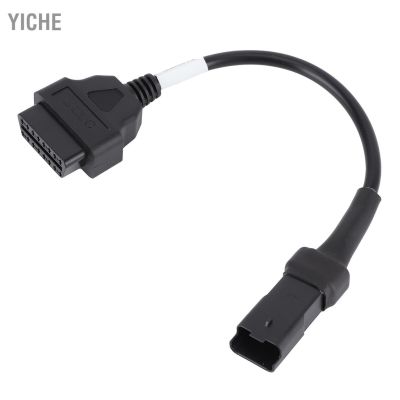 YiChe 4 Pin to OBD2 Diagnostic Adapter Connector for DUCATI Panigale Fit Multistrada 1200 2010‑2014