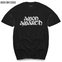 Amon Amarth Logo Mens Black Rock T-shirt NEW Sizes S-XXXL mens top tees fashion brand cotton tshirts