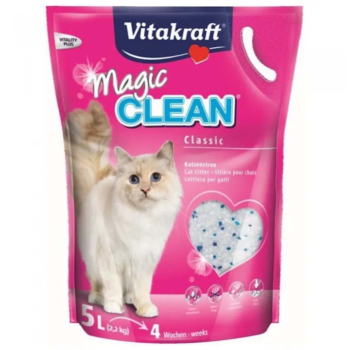 Lettiera Per Gatti Vitakraft Magic Clean - Minerale, Antiodore, Dura 8 Settimane - Foto 8
