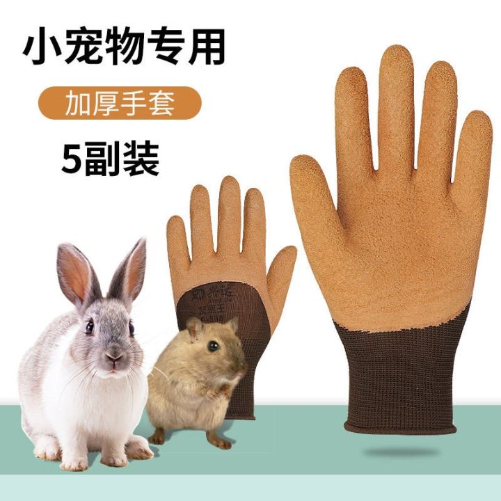 high-end-original-small-pet-anti-bite-gloves-hamster-supplies-childrens-protective-gloves-catch-sea-animals-anti-scratch-cat-golden-bear-parrot