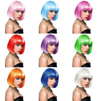 Short Fashion Carnival Wig Halloween Straight Party Headwear Wigs Hair Accessories