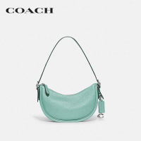 COACH กระเป๋าสะพายไหล่ผู้หญิงรุ่น Luna Shoulder Bag สีฟ้า CC439 LHVSE