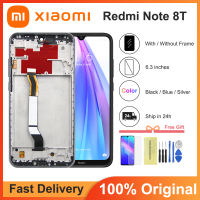 6.3 100 ต้นฉบับสำหรับเหมาะสำหรับ Xiaomi R Edmi หมายเหตุ8ครั้งจอแสดงผล LCD Touch Screen เปลี่ยนหน้าจอแอลซีดีหน้าจอสัมผัส Digitizer ที่มี10สัมผัส