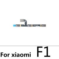 ปุ่มเปิดปิดปุ่มปรับระดับเสียงด้านข้าง Key Flex สายเคเบิลสำหรับ Xiaomi Poco X3 F1 A3 Mi A1 A5x A2 6x A2 10T Max2 3 Mix 2 3 Note 10 11 Pro