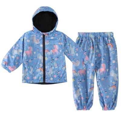 LZH Children Clothing Set  Autumn Winter Boys Clothes Dinosaur Raincoat Jacket+Pant Outfit Kids Sport Suit For Boys Clothing