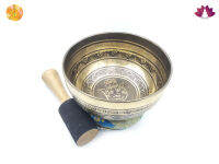 Singing bowl มีลาย ขนาด19ซม.น้ำหนัก792กรัม"