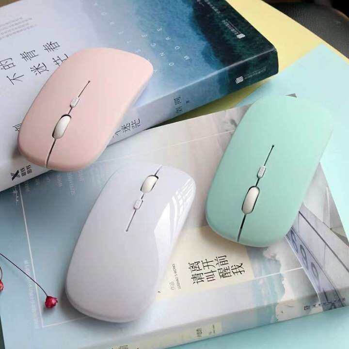 เมาส์บลูทูธ-ไร้สาย-mouse-wireless-เมาส์ไร้เสียง-สัมผัสไว-พร้อมปุ่มปรับความไวของเมาส์เหมาะสำหรับ-iipaad-แท็บเล็ตแล็ปท็อป