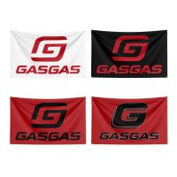 3x5 Ft GAS GAS Motorcycle Flag Polyester Digital Printed Banner  Power Points  Switches Savers