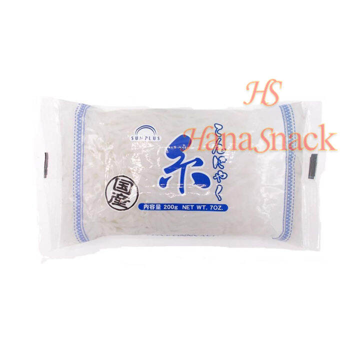 [ZERO CARB YAM NOODLES] SUNPLUS Shirataki Konjac Noodles 200G Japan