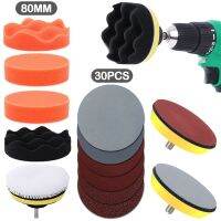 hot【DT】 3 Inch Car Polishing Buffing Abrasive Disc Sponge Foam Polisher Headlight Refurbish