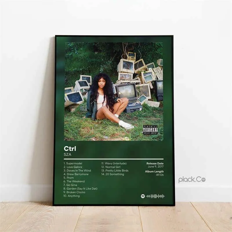 SZA Poster SOS Album Cover Poster Poster Wall Art Home 